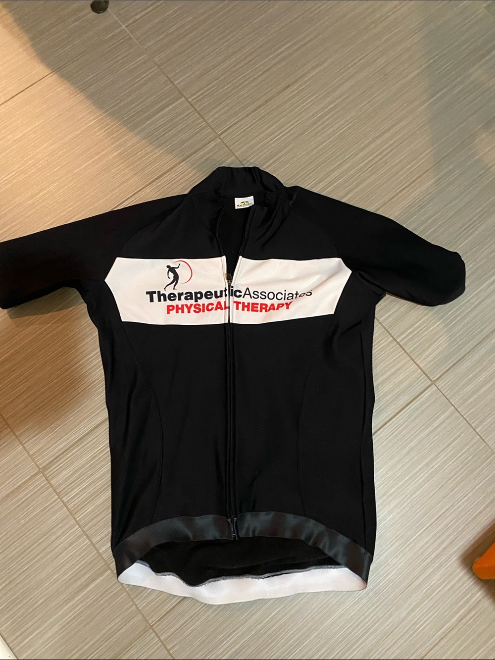 Therapeutic Associates Black Physical Therapy Cycling Jersey
